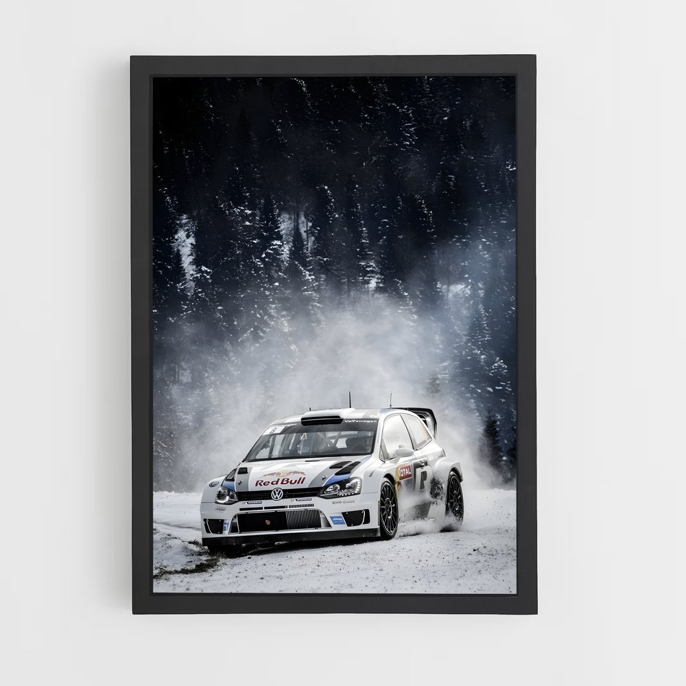 Poster Rallye Glacial – affiche Volkswagen (vue 2)